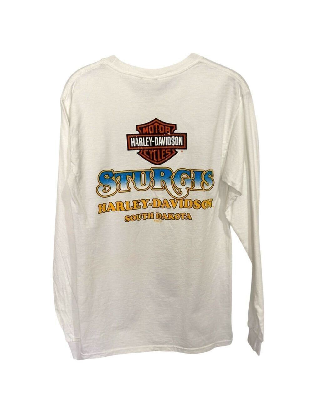 HD Sturgis 2020 Long Sleeve Mens T Shirt Black Hills Rally 80th Anniversary Sz S - Picture 2 of 7